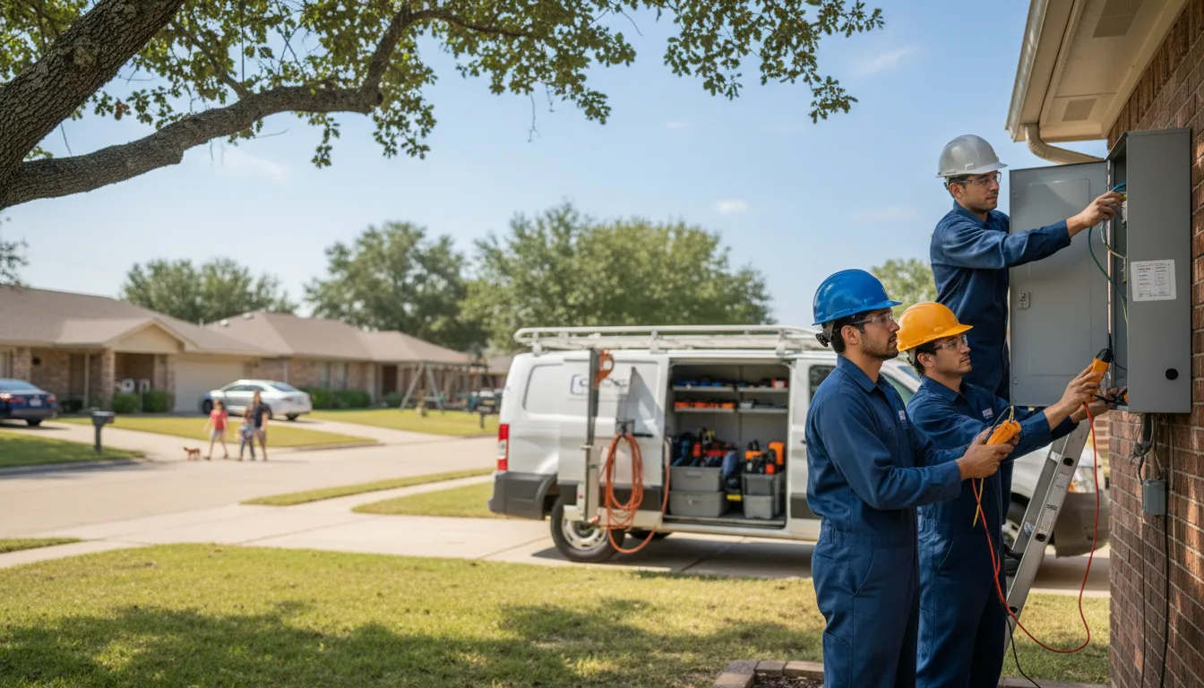 Certified electrician providing emergency electrical services in Scranton, AR